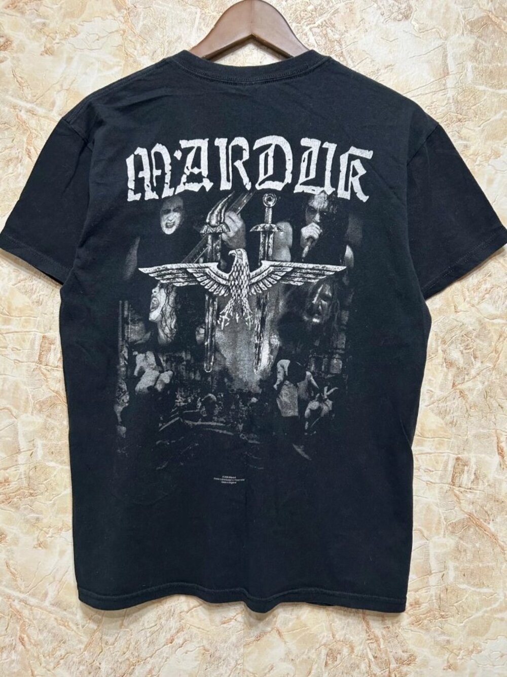 2006 Marduk Warschau Album Black Metal Swedish Band T-shirt